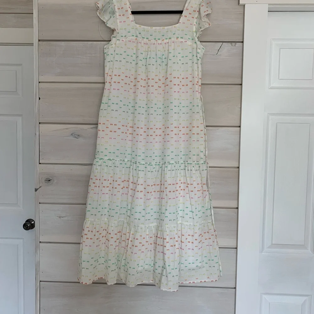 Draper James RSVP midi white cotton dress EEUC size Small - Picture 2 of 7